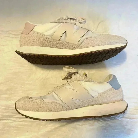 New Balance Mens MS237TA Sneakers Tennis Shoes Beige Blue Pink, Size 10 - Picture 8 of 12
